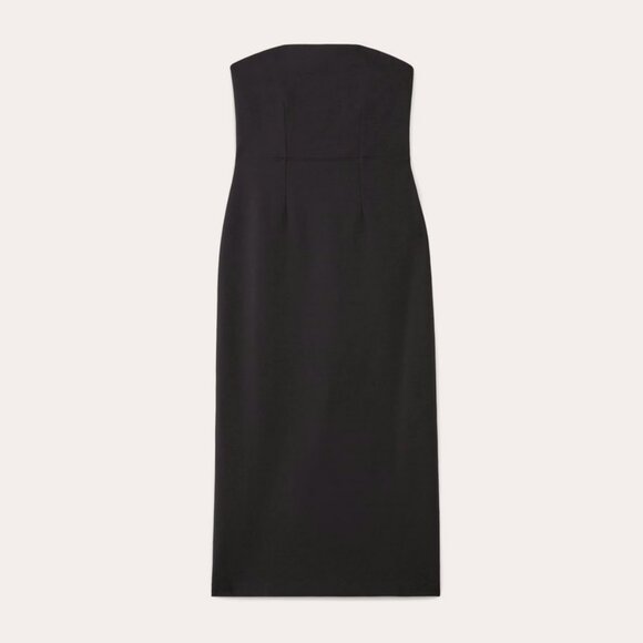 NWT Everlane The Dream Strapless Dress in Black Size Small - Picture 4 of 14